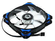 Вентилятор ID-Cooling PL- 12025-B(120мм, 14-35dB, 600-2200rpm,4pin голубая подсветка)PTL