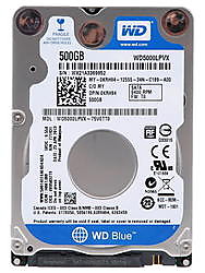 Жесткий диск 500GB WD Blue WD5000LPCX 2,5",SATAS.5400 RPM